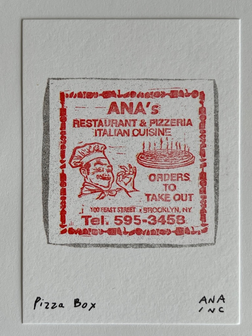 Anastasia Inciardi Pizza Box Mini Print